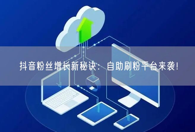 抖音粉丝增长新秘诀:自助刷粉平台来袭!