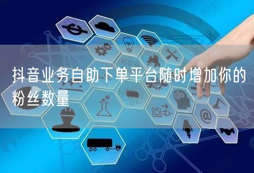 抖音业务自助下单平台随时增加你的粉丝数量