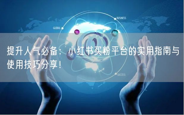 提升人气必备:小红书买粉平台的实用指南与使用技巧分享!